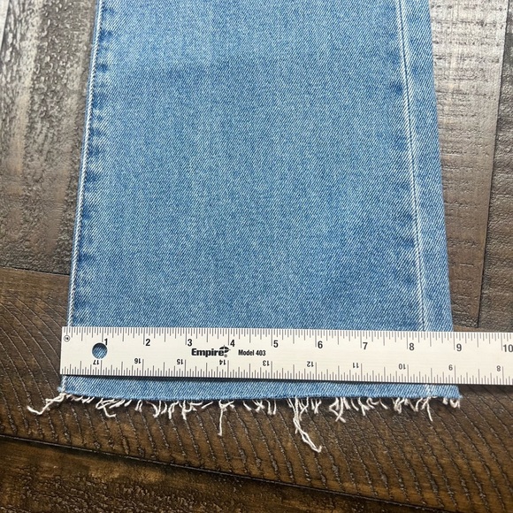 NWT CQY Denim Wes Cropped Jeans, Dream Wash, 100% Cotton Size 27 - Picture 4 of 11